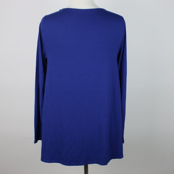SOFT SURROUNDINGS Scoop Neck Tunic Top MEDIUM - Picture 3 of 5